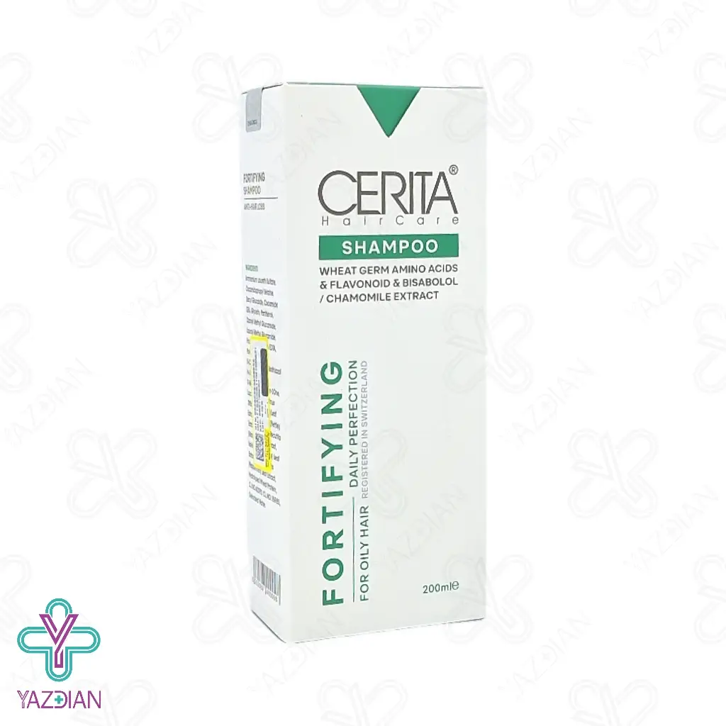 شامپو تقویت کننده و ضدریزش موی چرب سریتا - 200 میلی لیتر