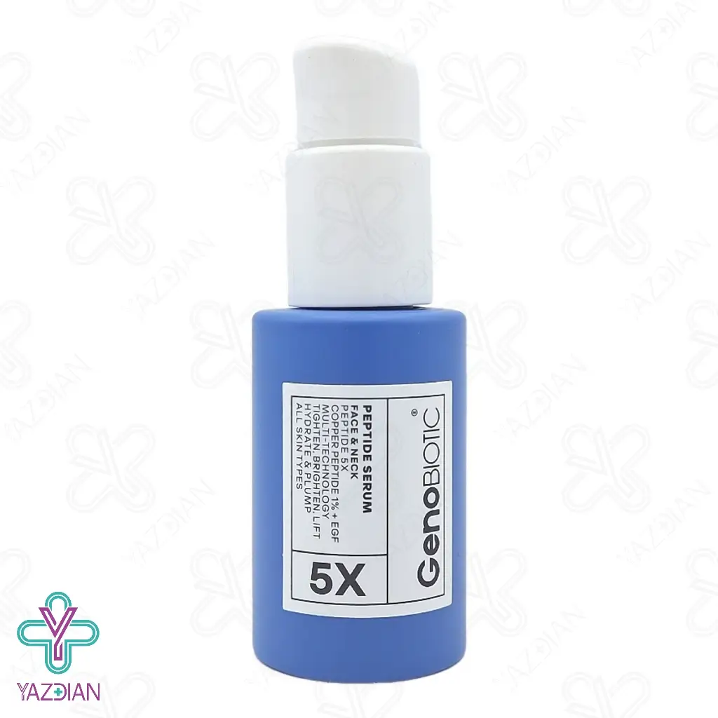 سرم پپتاید یک درصد صورت و گردن ژنو بایوتیک - 30 میلی لیتر