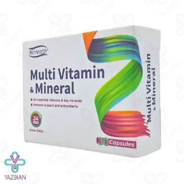 کپسول مولتی ویتامین مینرال های هلث - 30 عددی