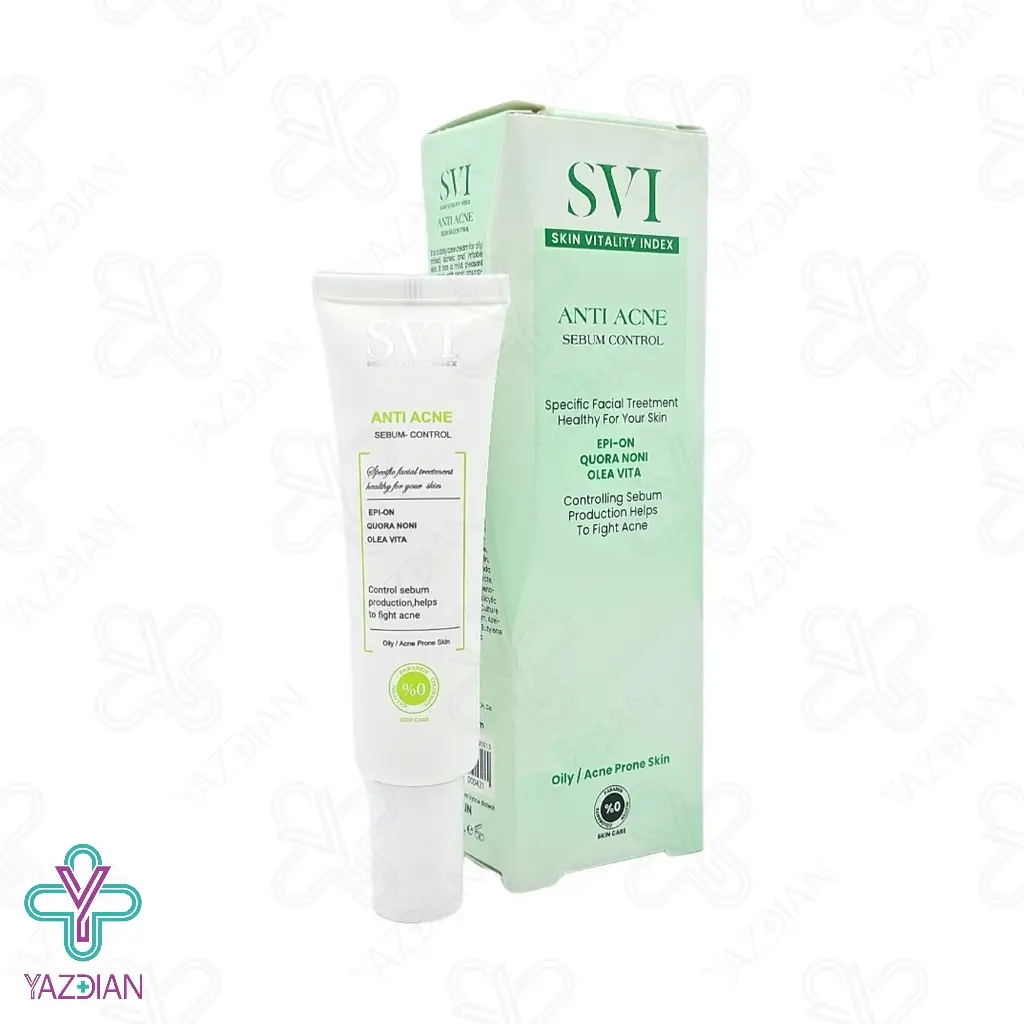 کرم آنتی آکنه و ضد جوش اس وی آی - 30 میلی لیتر