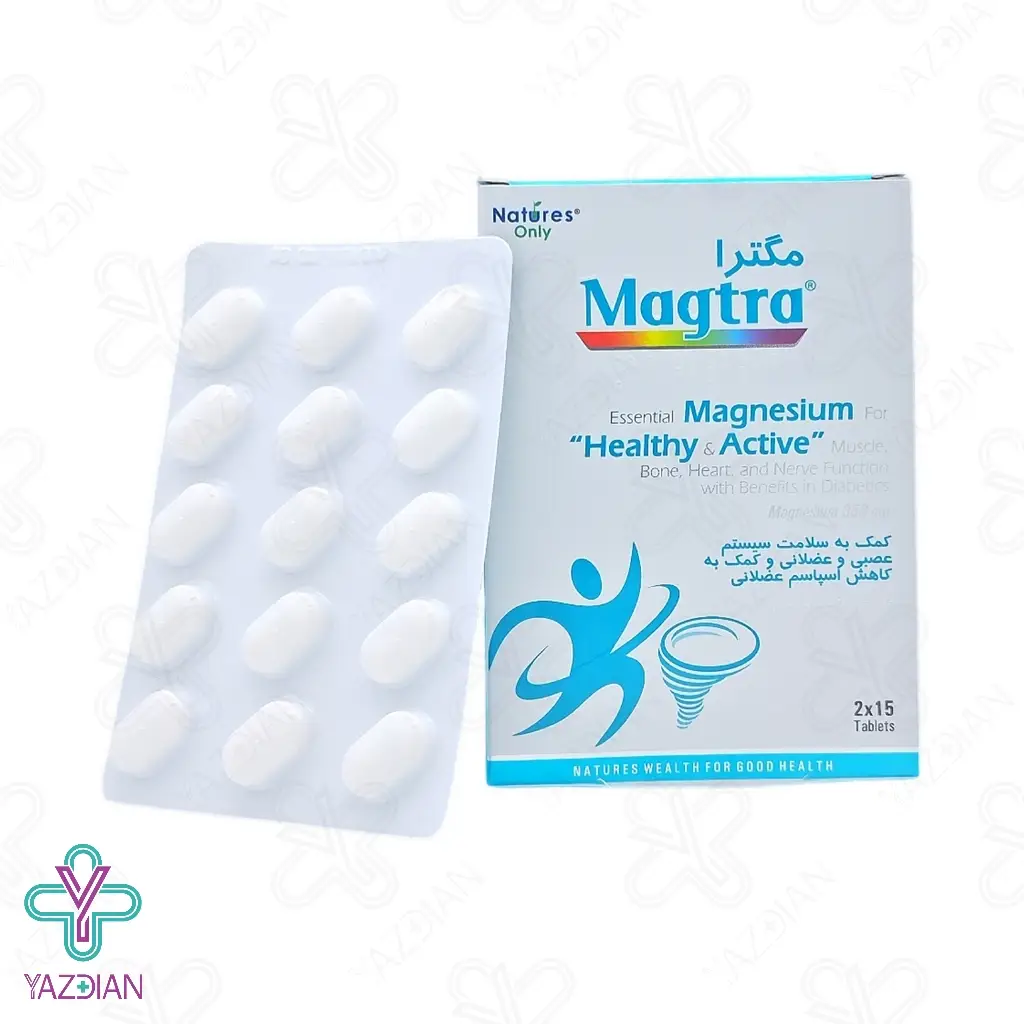 قرص منیزیم 350 مگترا نیچرز اونلی - 30 عددی	