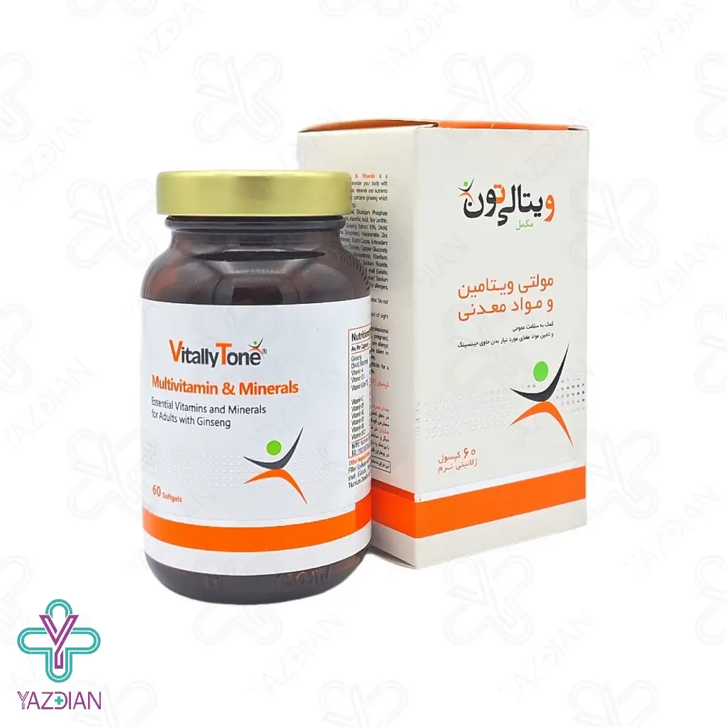 کپسول مولتی ویتامین مینرال ویتالی تون - 60 عددی	