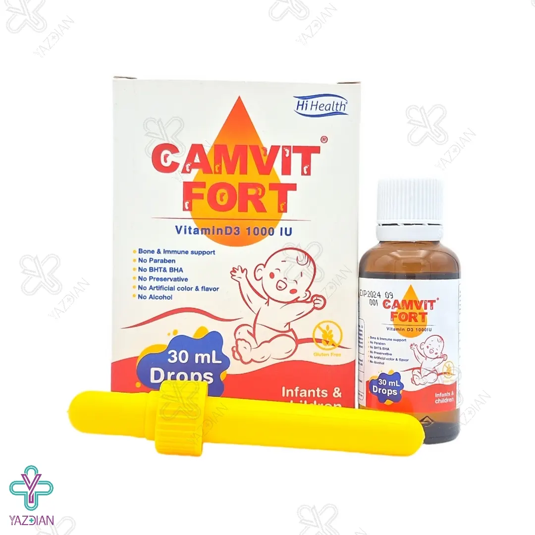 قطره ویتامین د3 1000 کامویت فورت های هلث - 30 میلی لیتر