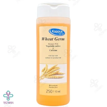 شامپو موهای چرب جوانه گندم کاپوس هیر کر - 250 میلی لیتر