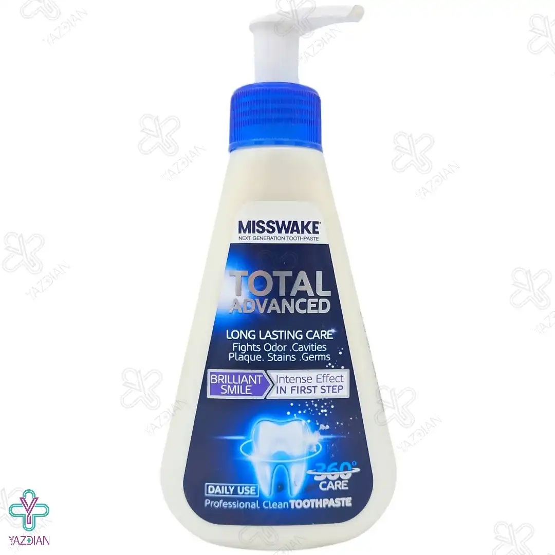 خمیر دندان کامل توتال ادونسد پمپی میسویک - 185 میلی لیتر