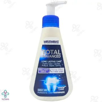خمیر دندان کامل توتال ادونسد پمپی میسویک - 185 میلی لیتر