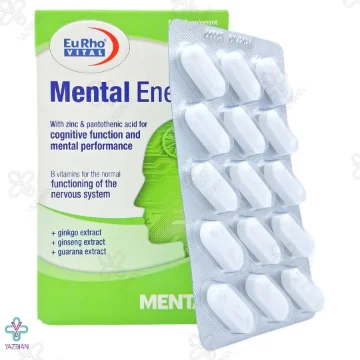 قرص تقویت مغز منتال انرژی یورویتال - 60 عددی	