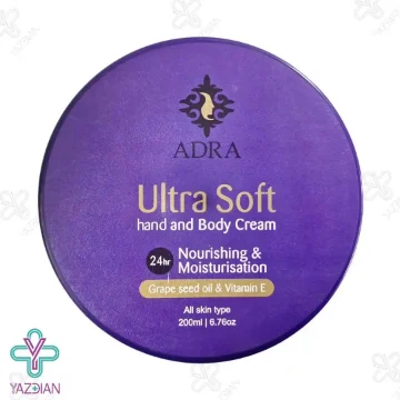 کرم مرطوب کننده هسته انگور آدرا قوطی - 200 میلی لیتر	