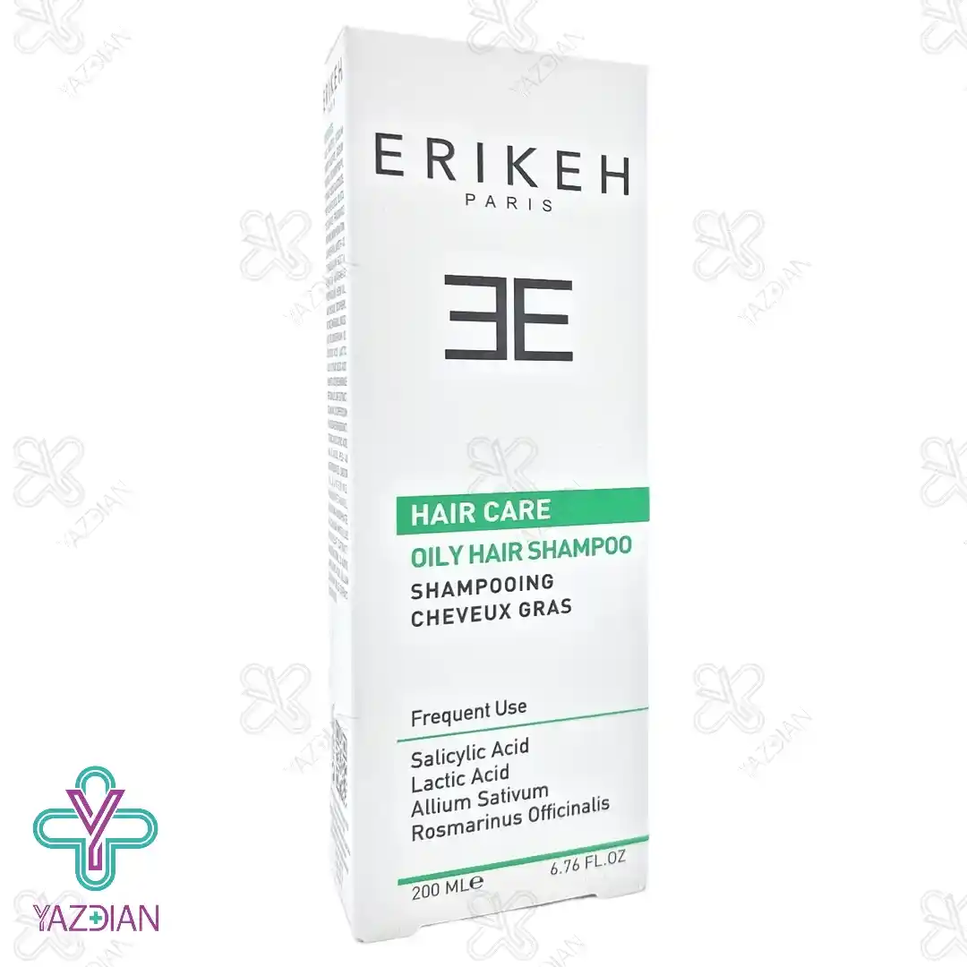 شامپو روزانه موهای چرب اریکه - 200 میلی لیتر	