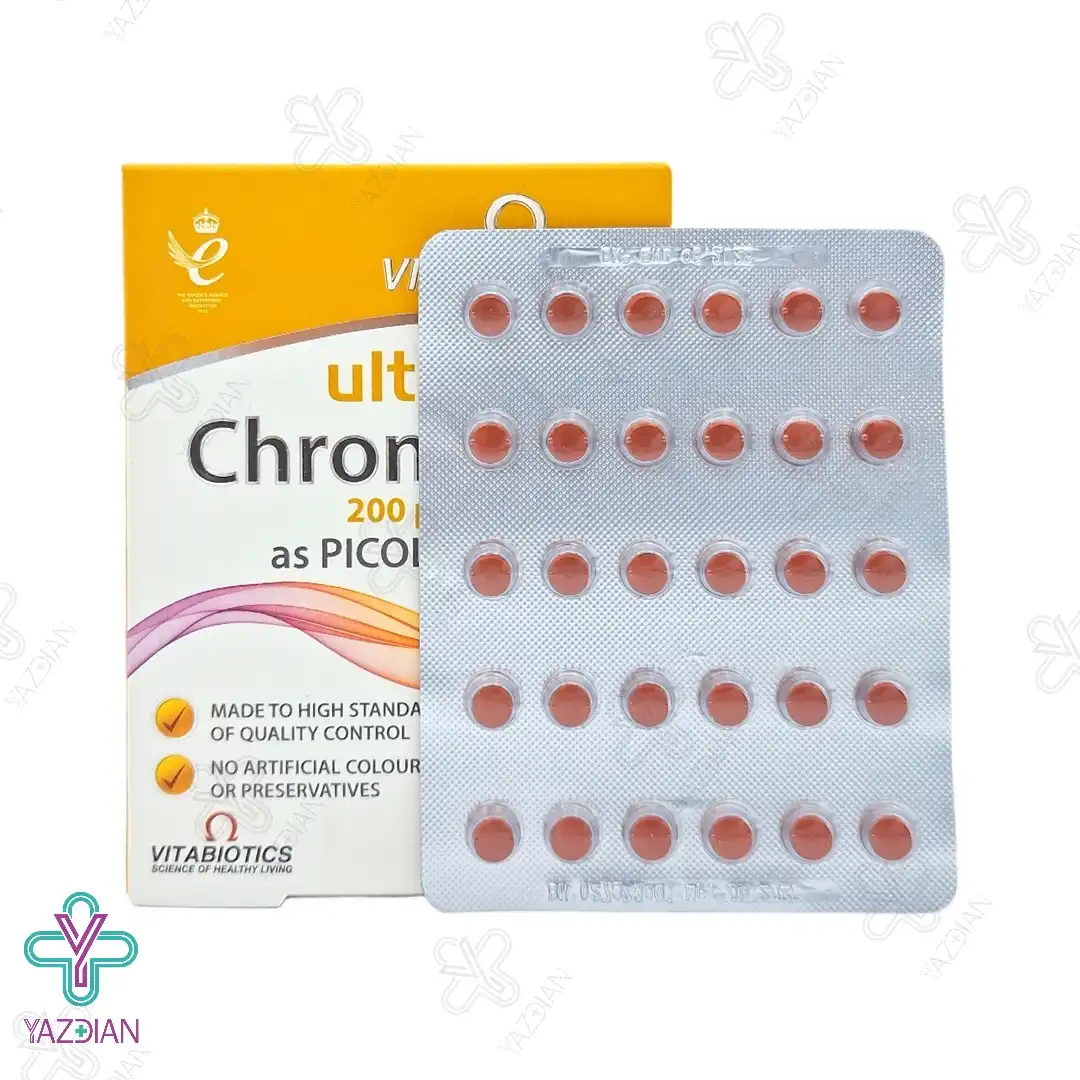 قرص اولترا کرومیوم 200 میکروگرم ویتابیوتیکس - 60 عددی