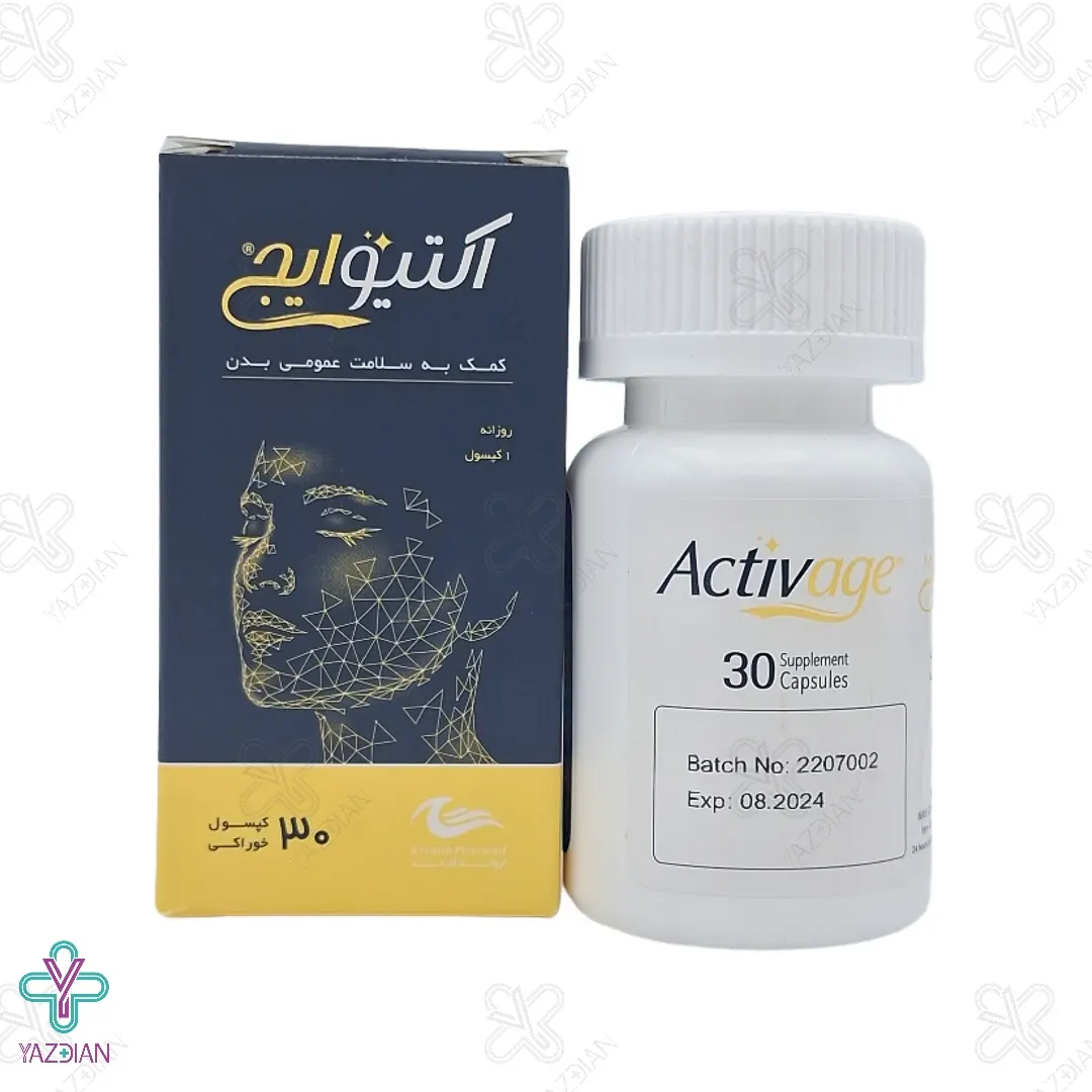 کپسول سلامت عمومی ب3 اکتیو ایج اروند فارمد - 30 عددی