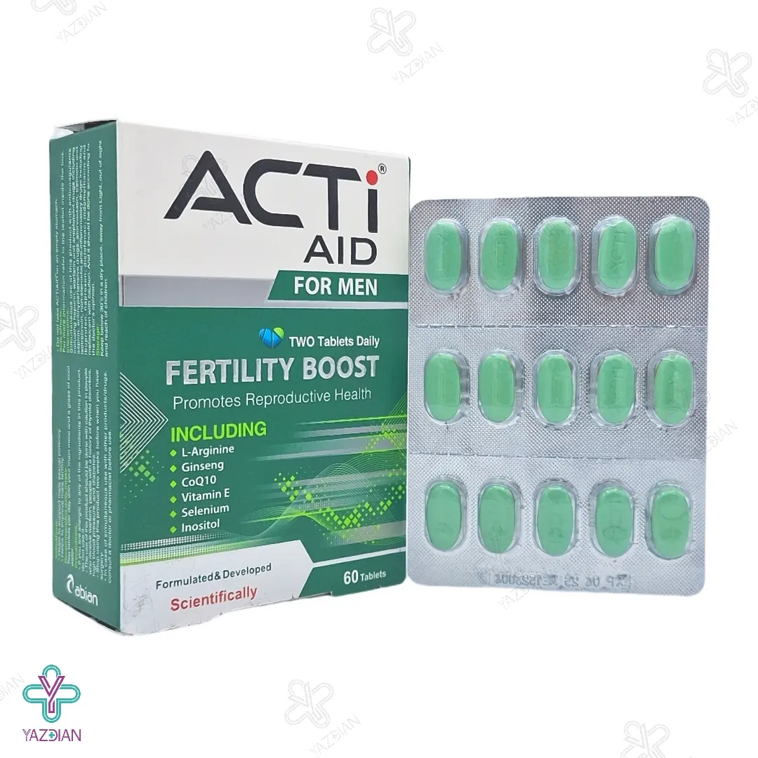قرص تقویت باروری آقایان اکتی اید ابیان دارو - 60 عددی	