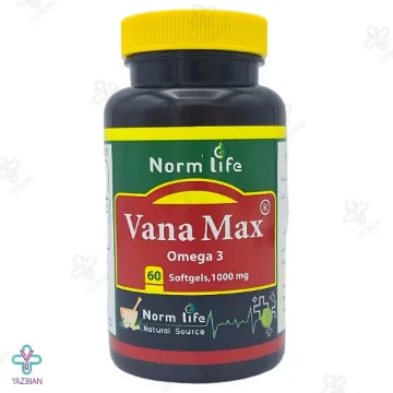 سافت ژل امگا3 1000 وانا مکس نورم لایف - 60 عددی
