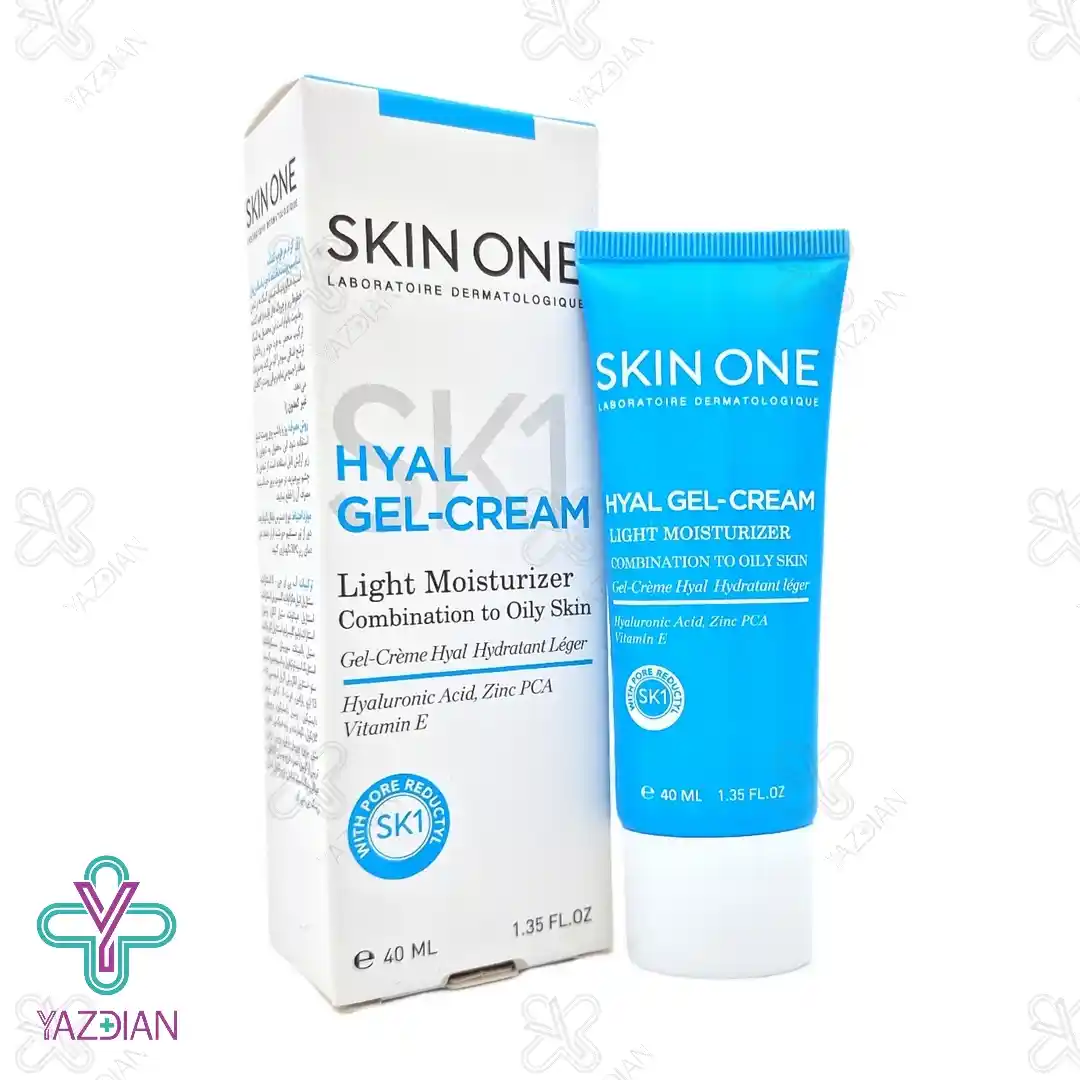  ژل کرم مرطوب کننده هیال پوست مختلط تا چرب اسکین وان - 40 میلی لیتر 