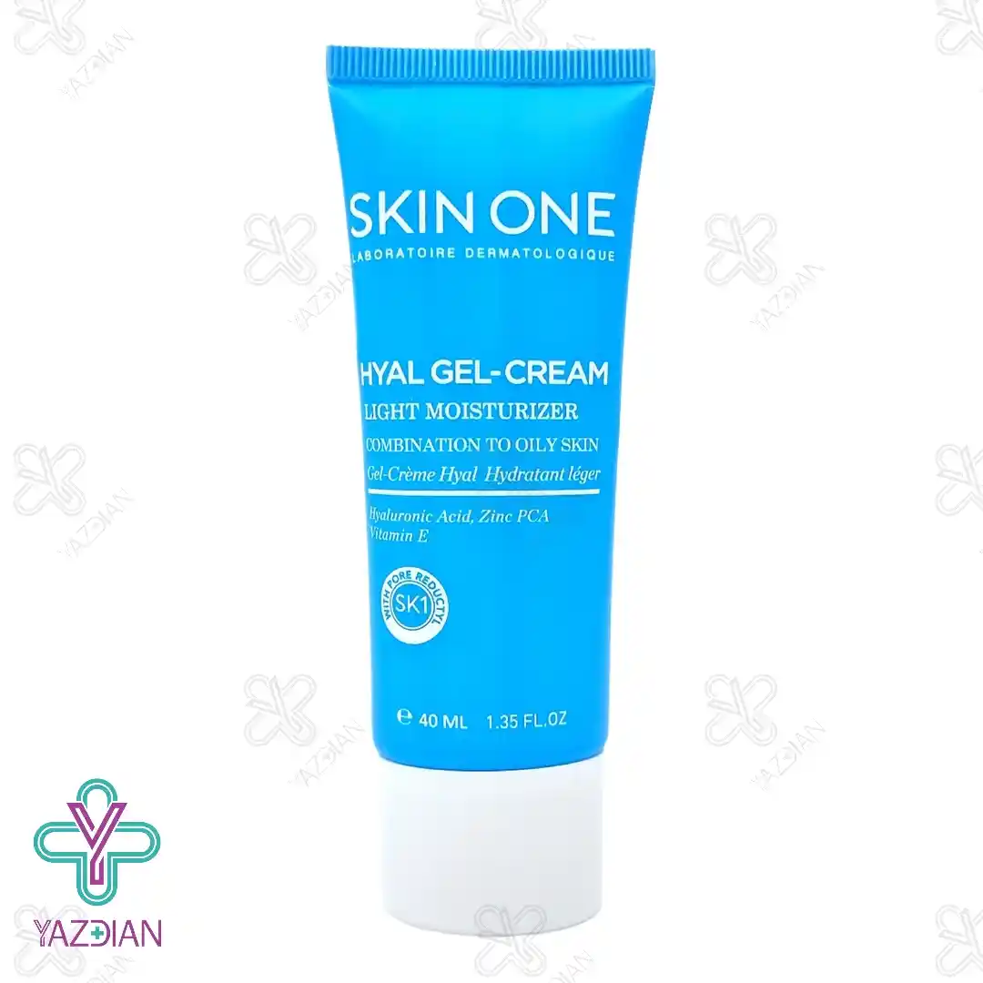  ژل کرم مرطوب کننده هیال پوست مختلط تا چرب اسکین وان - 40 میلی لیتر 