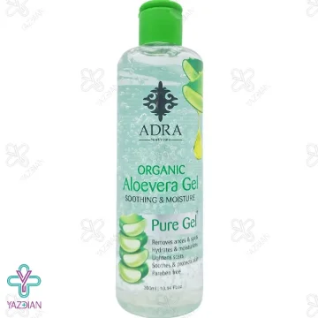 ژل مرطوب کننده پوست آدرا حاوی آلوئه ورا - 300 میلی لیتر