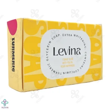 صابون گلیسیرینه زردچوبه لوینا - 120 گرم	