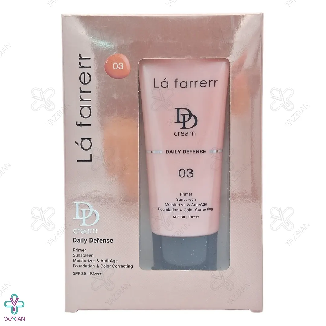 کرم پوشاننده دی دی کرم لافارر SPF 30 - شماره 03 هلویی طبیعی
