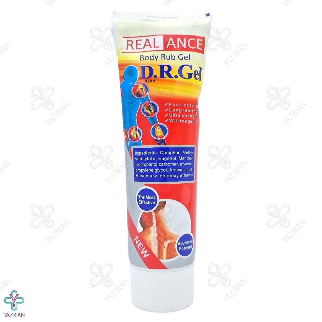 ژل موضعی عضلات و مفاصل مدل R.Gel ریلنس - 100 گرم