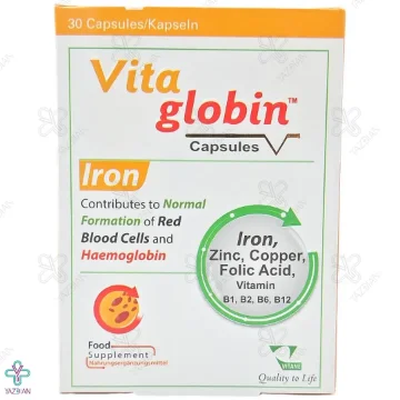 کپسول آهن و مولتی ویتامین ویتاگلوبین ویتان - 30 عددی