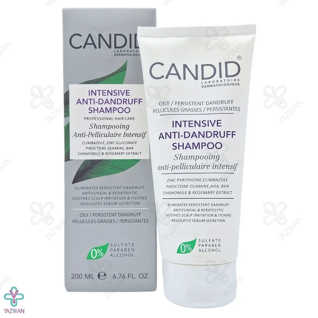 شامپو ضد شوره کاندید مناسب شوره چرب و مقاوم - 200 میلی لیتر
