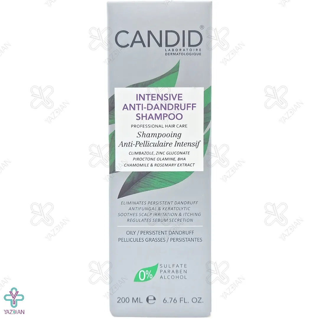 شامپو ضد شوره کاندید مناسب شوره چرب و مقاوم - 200 میلی لیتر