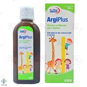 شربت تقویت رشد کودکان آرژی پلاس یوروویتال - 200 میلی لیتر 