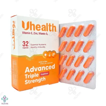 کپسول تقویت سیستم ایمنی یوهلث فارمد سلامت سینا - 32 عددی