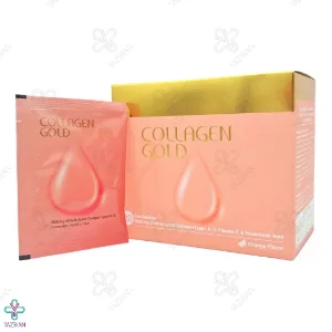 ساشه کلاژن گلد ضد چروک صورت و تقویت کننده مو آدریان - 20 عددی