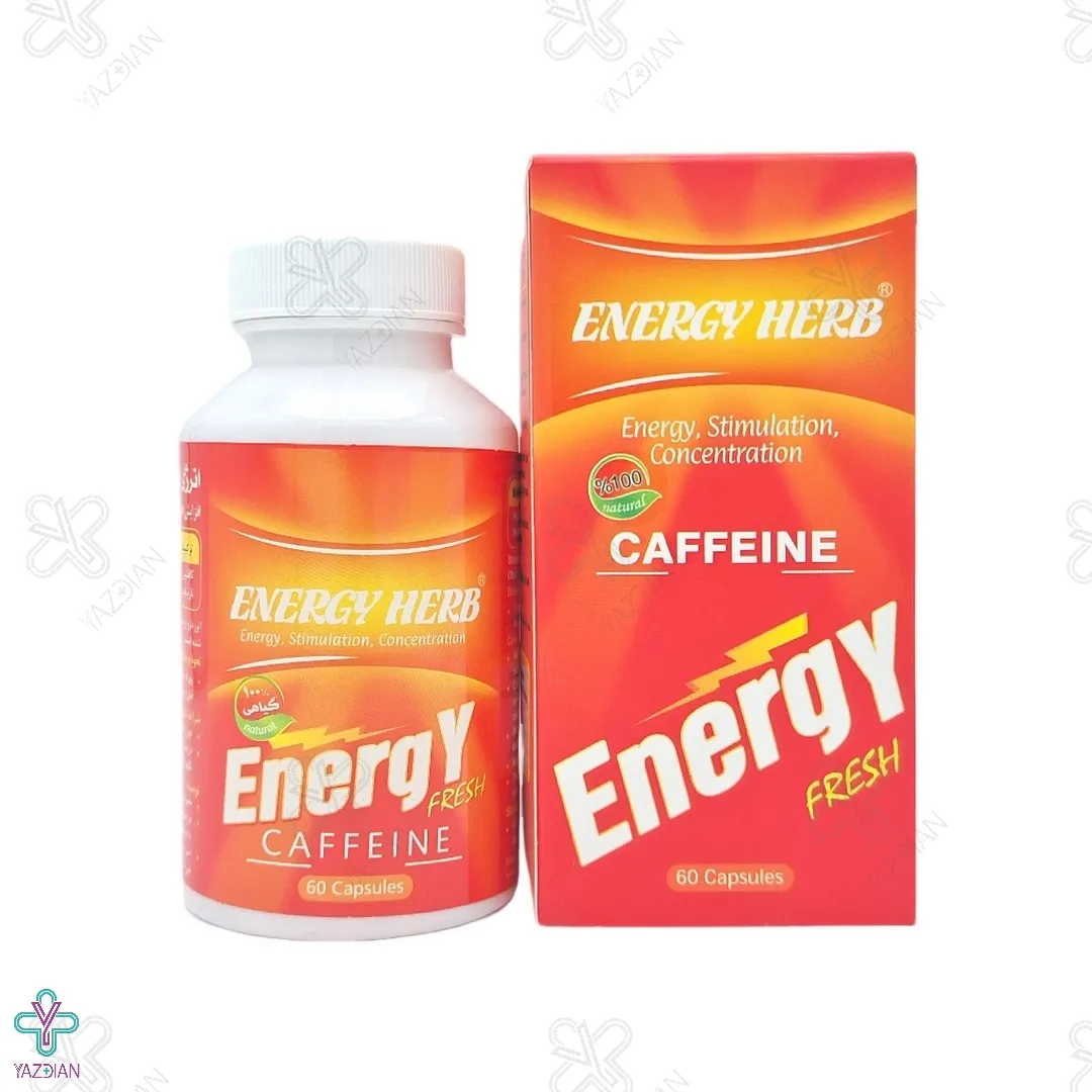 کپسول کافئین انرژی هرب بهتا دارو - 60 عددی