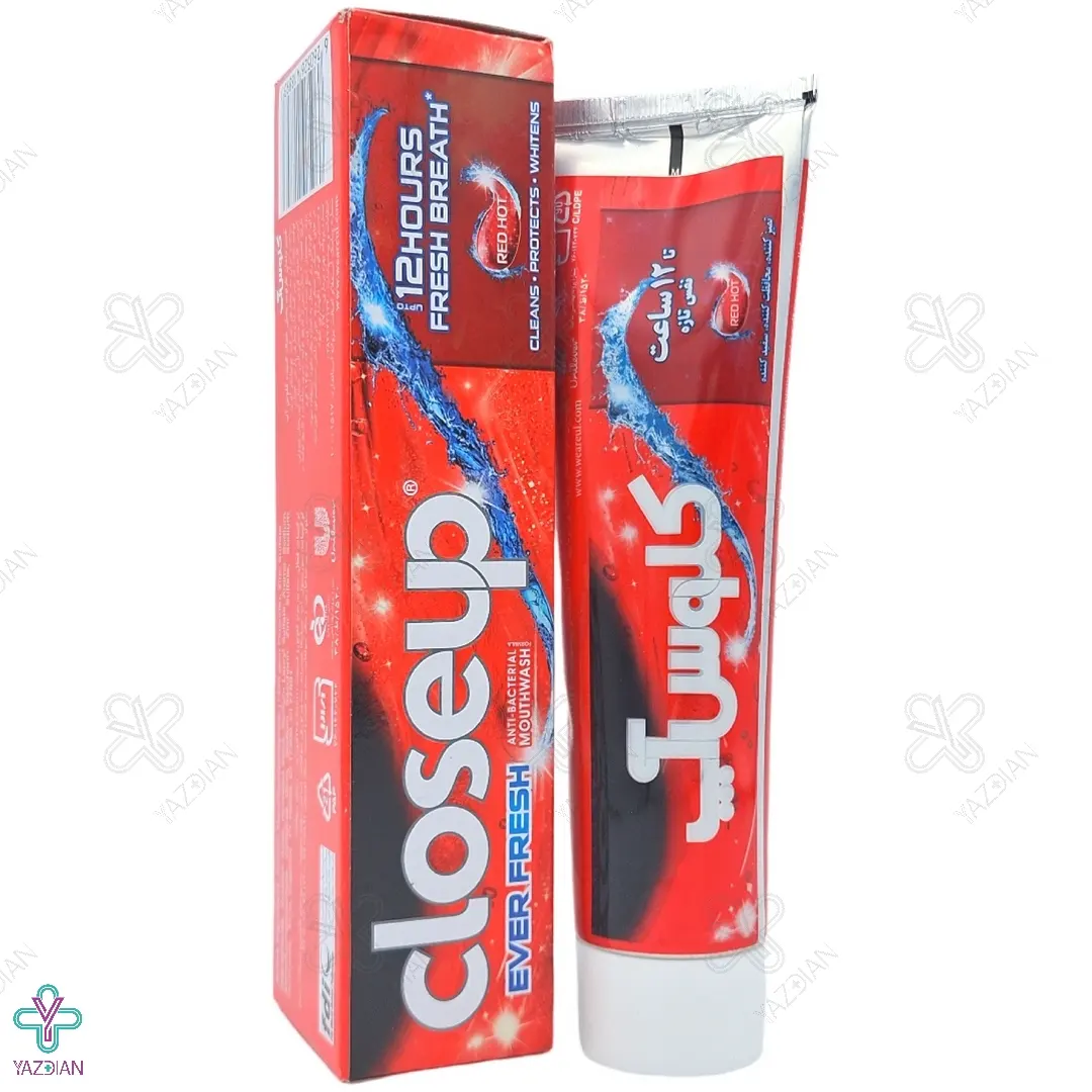 خمیر دندان طراوت بخش خنک کننده قرمز کلوزآپ - 125 گرم