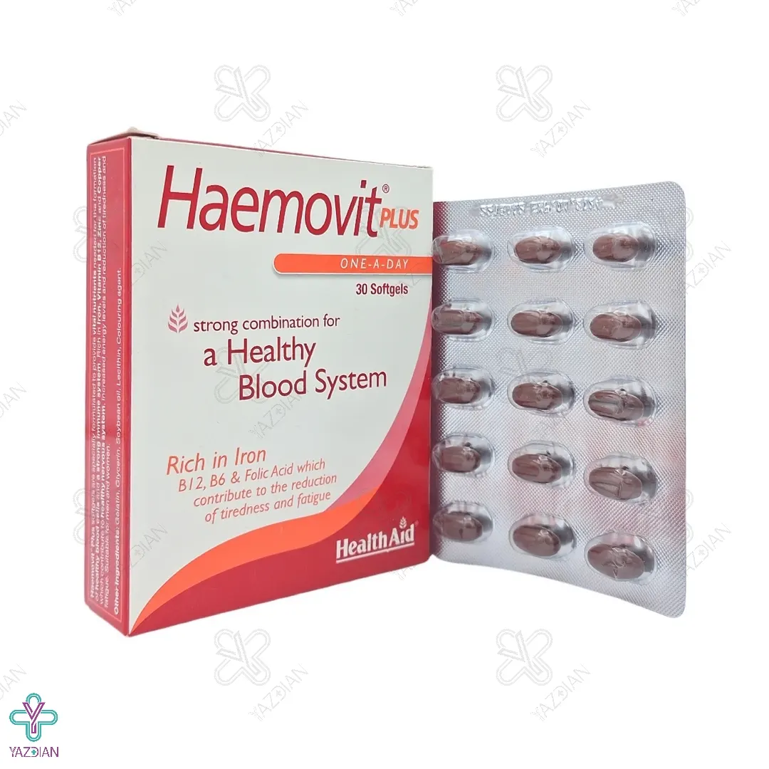 کپسول آهن هموویت پلاس هلث اید - 30 عددی