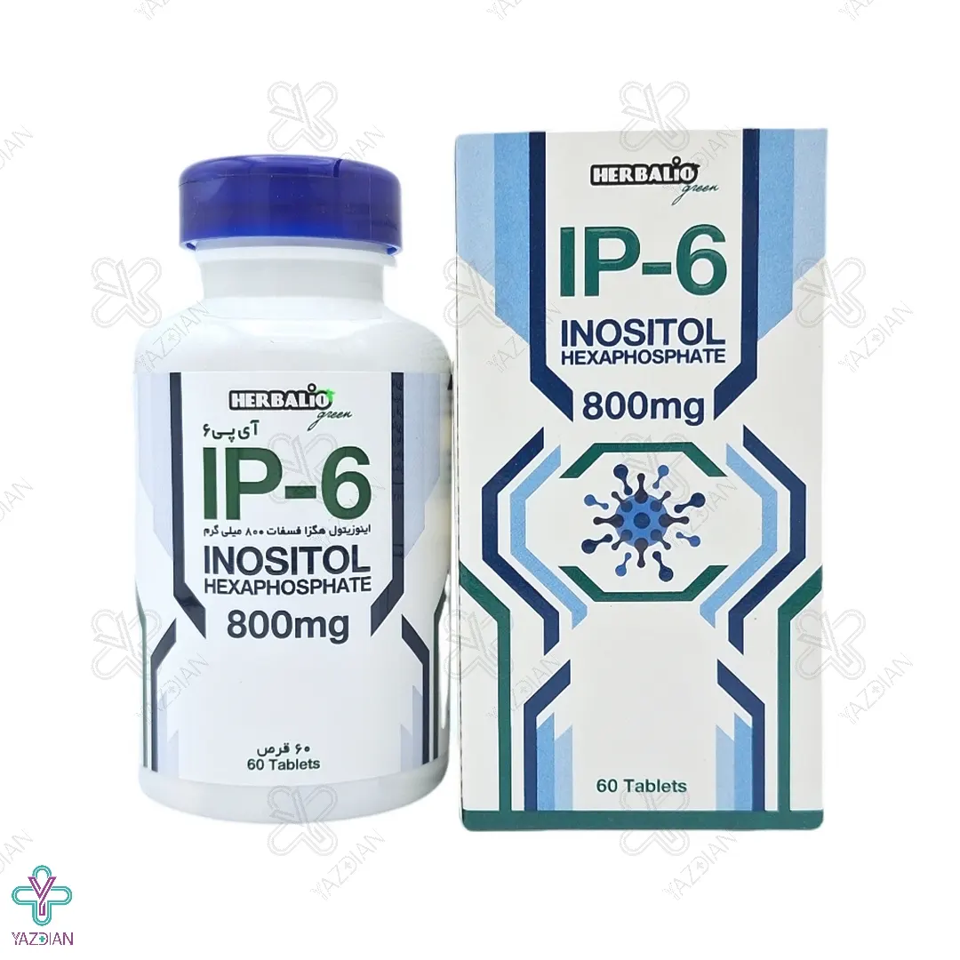 قرص آی پی 6 ام پلاس 800 میلی گرم اینوسیتول هگزا فسفات - 60 عددی