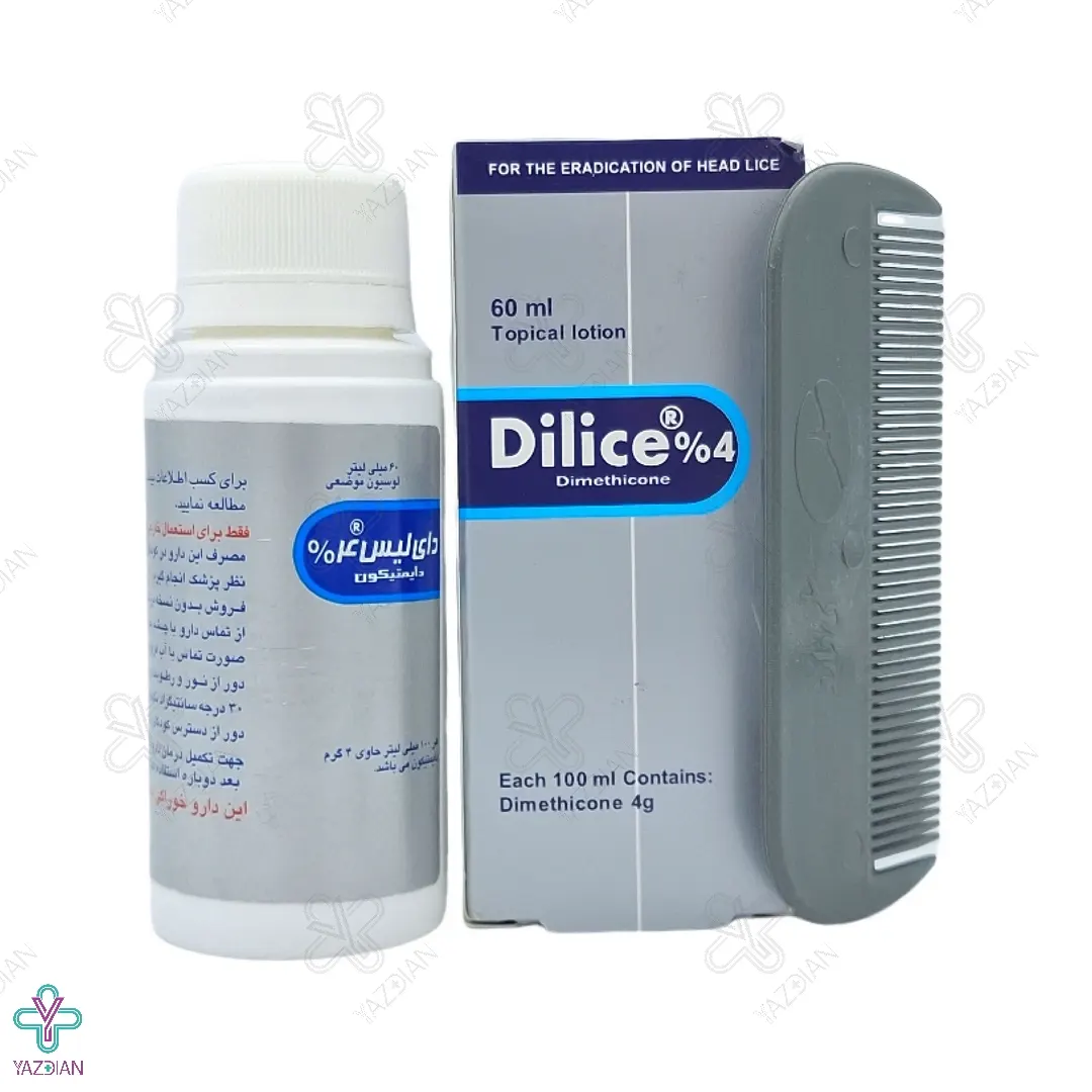 لوسیون موضعی ضد شپش دای لیس ( دایمتیکون ) 4 درصد - 60 میلی لیتر