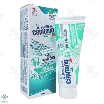 خمیر دندان محافظ کامل مدل Total Protection پاستا دل کاپیتانو - 75 میلی لیتر