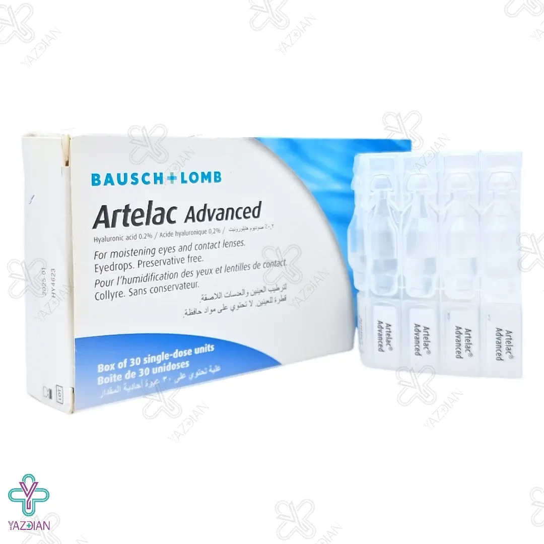 قطره اشک مصنوعی آرتلاک ادونسد بوش اند لومب - 30 عددی	