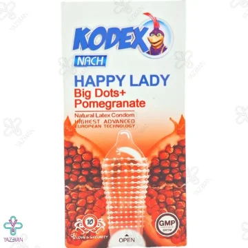 کاندوم خاردار هپی لیدی کدکس - 10 عددی	