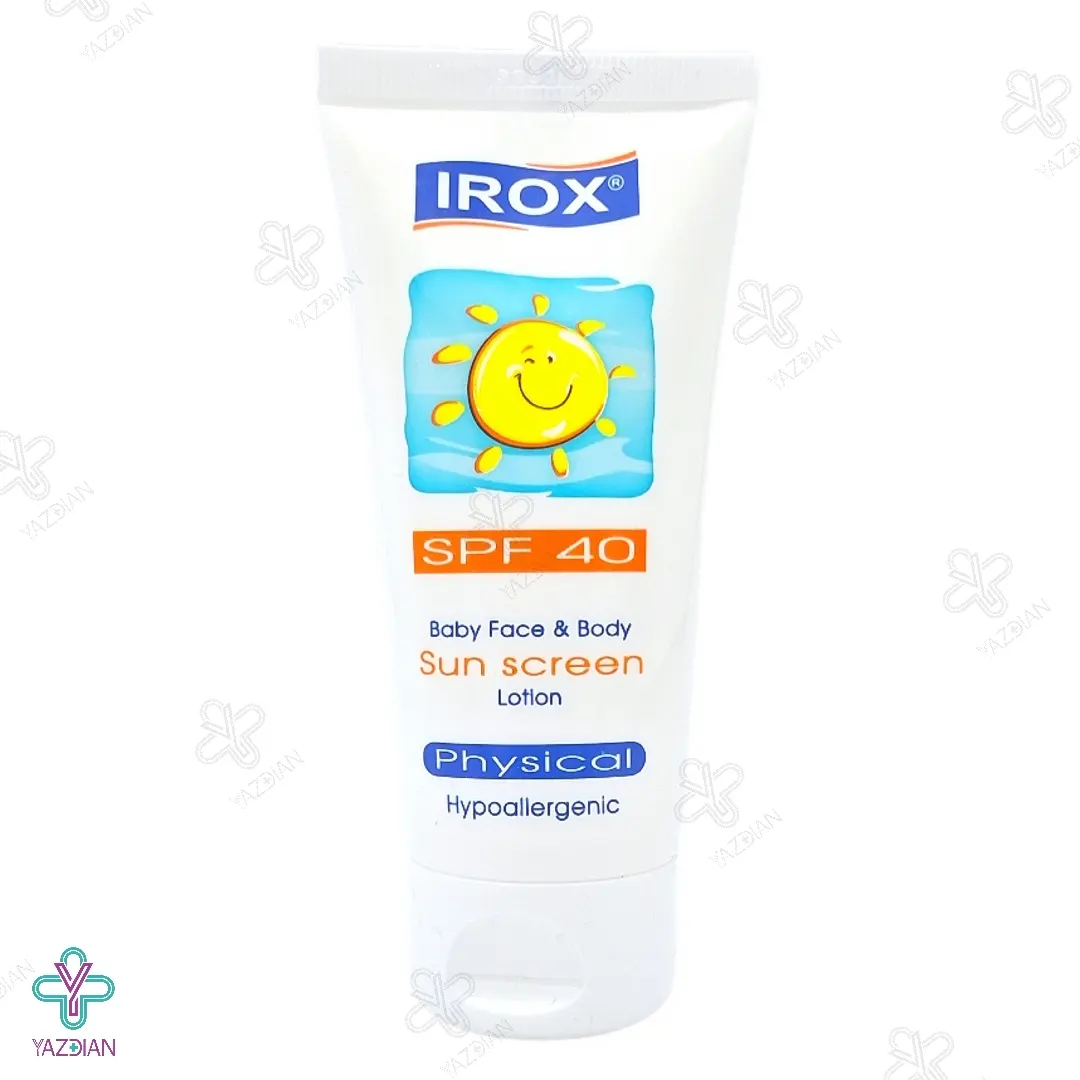 لوسیون ضد آفتاب کودکان SPF40 ایروکس - 60 میلی لیتر