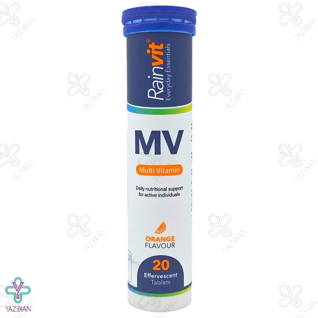  قرص جوشان مولتی ویتامین رین ویت ( پرتقالی ) - 20 عددی