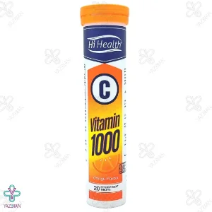 قرص جوشان ویتامین ث 1000 های هلث ( پرتقالی ) - 20 عددی
