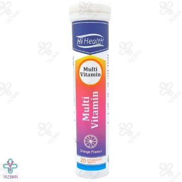 قرص جوشان مولتی ویتامین های هلث ( پرتقالی ) - 20 عددی