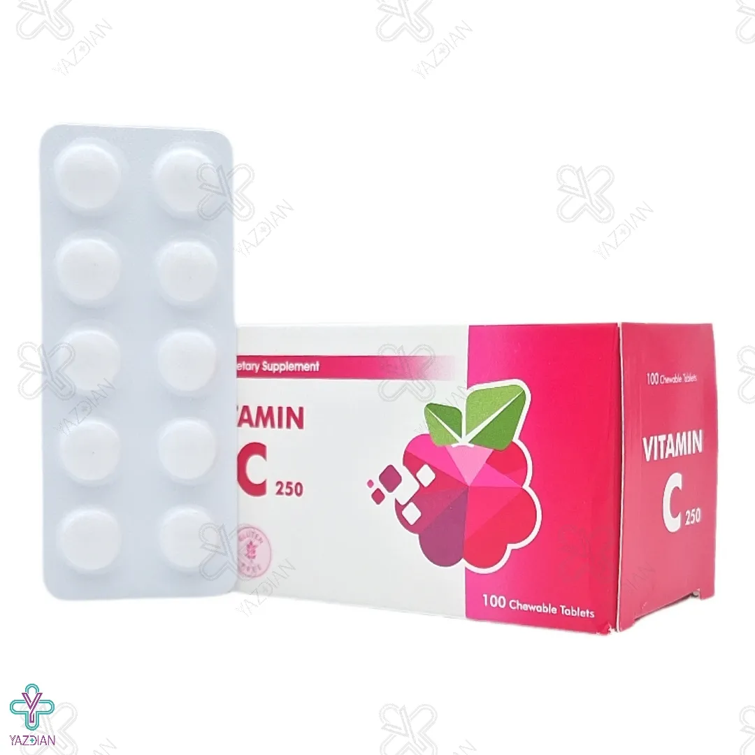 قرص جویدنی ویتامین ث 250 دارو پخش - 100 عددی