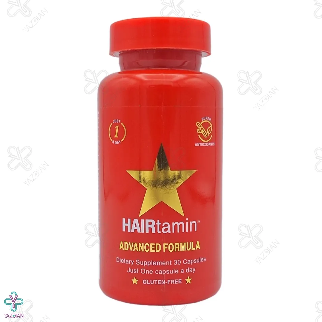 کپسول تقویت کننده و ضد ریزش مو هیرتامین ادونس فرمولا - 30 عددی