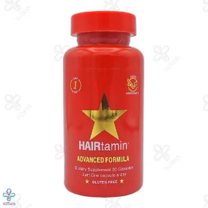 کپسول تقویت کننده و ضد ریزش مو هیرتامین ادونس فرمولا - 30 عددی
