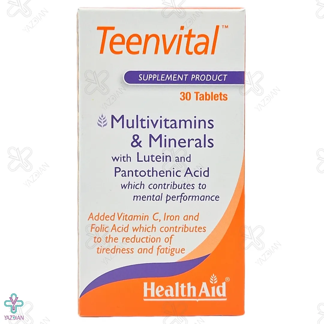 قرص مولتی ویتامین تین ویتال هلث اید - 30 عددی