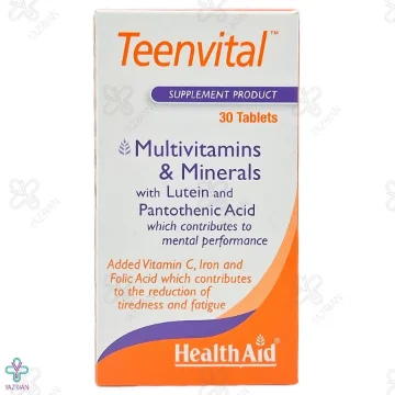 قرص مولتی ویتامین تین ویتال هلث اید - 30 عددی