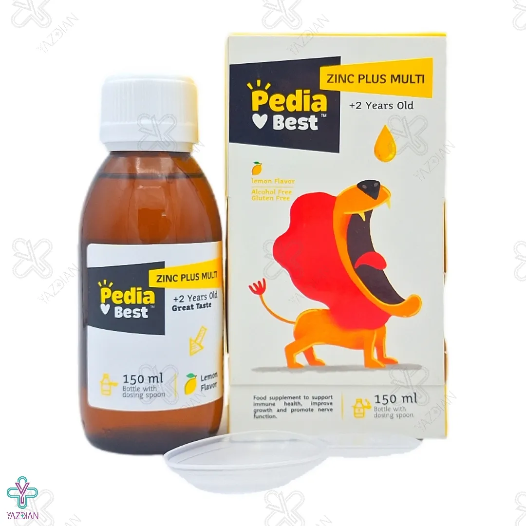 شربت تقویت کودکان زینک پلاس مولتی پدیابست - 150 میلی لیتر