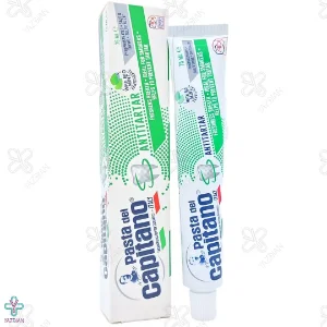 خمیر دندان ضد جرم سیگار مدل AntiTartar پاستا دل کاپیتانو - 75 میلی لیتر