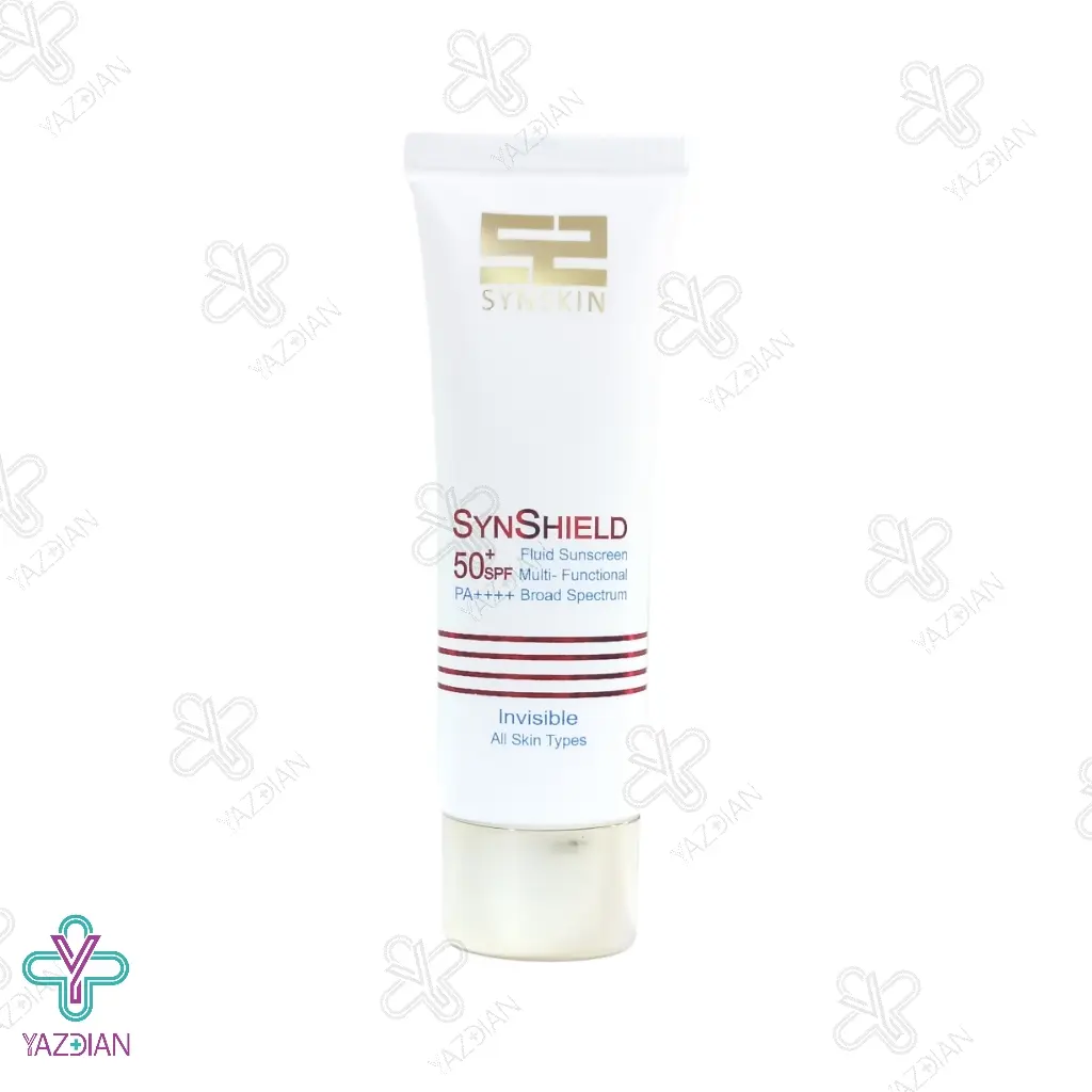 فلوئید ضد آفتاب SPF50 ساین اسکین مناسب انواع پوست - بی رنگ