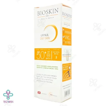 کرم ضد آفتاب SPF 50 فاقد چربی بایو اسکین پلاس - بژ طبیعی